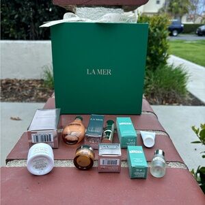 La Mer 6 Piece Skincare Luxury Kit Plus La Mer Box And Wrapping Plus tonic